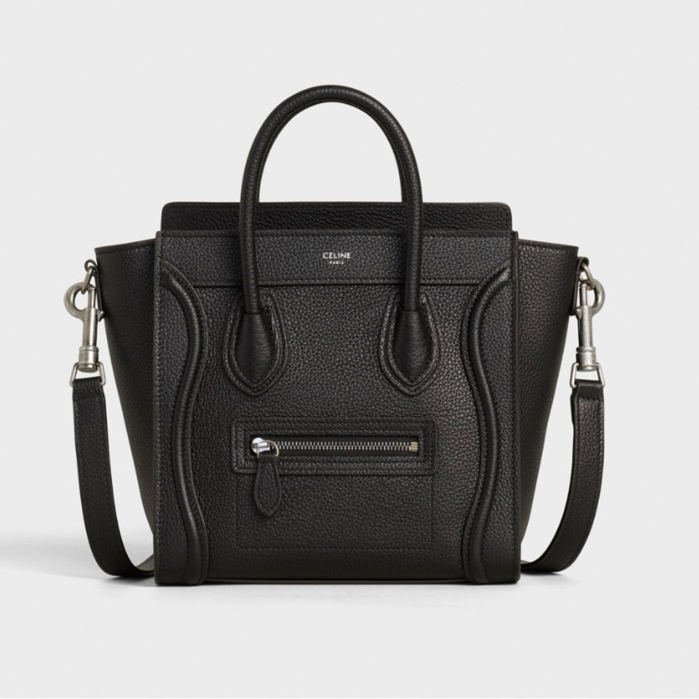 Celine nano luggage black